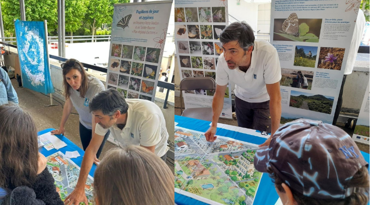 Stand de sensibilisation au Lycée Jean Aicard de Hyères auprès de collégiens du Var